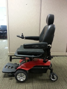 Pride power wheelchair
